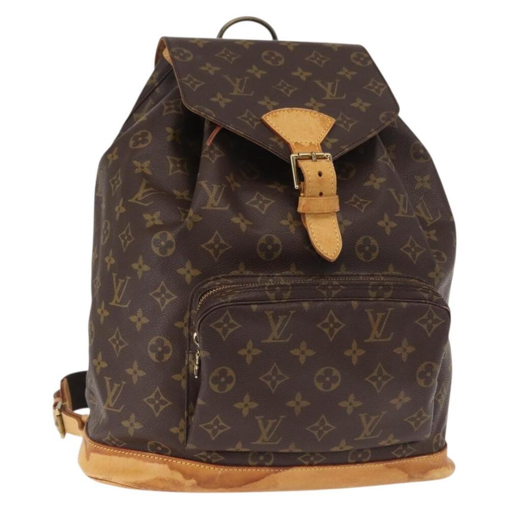 LOUIS VUITTON Monogram Montsouris GM Backpack M51135 LV Auth 158758